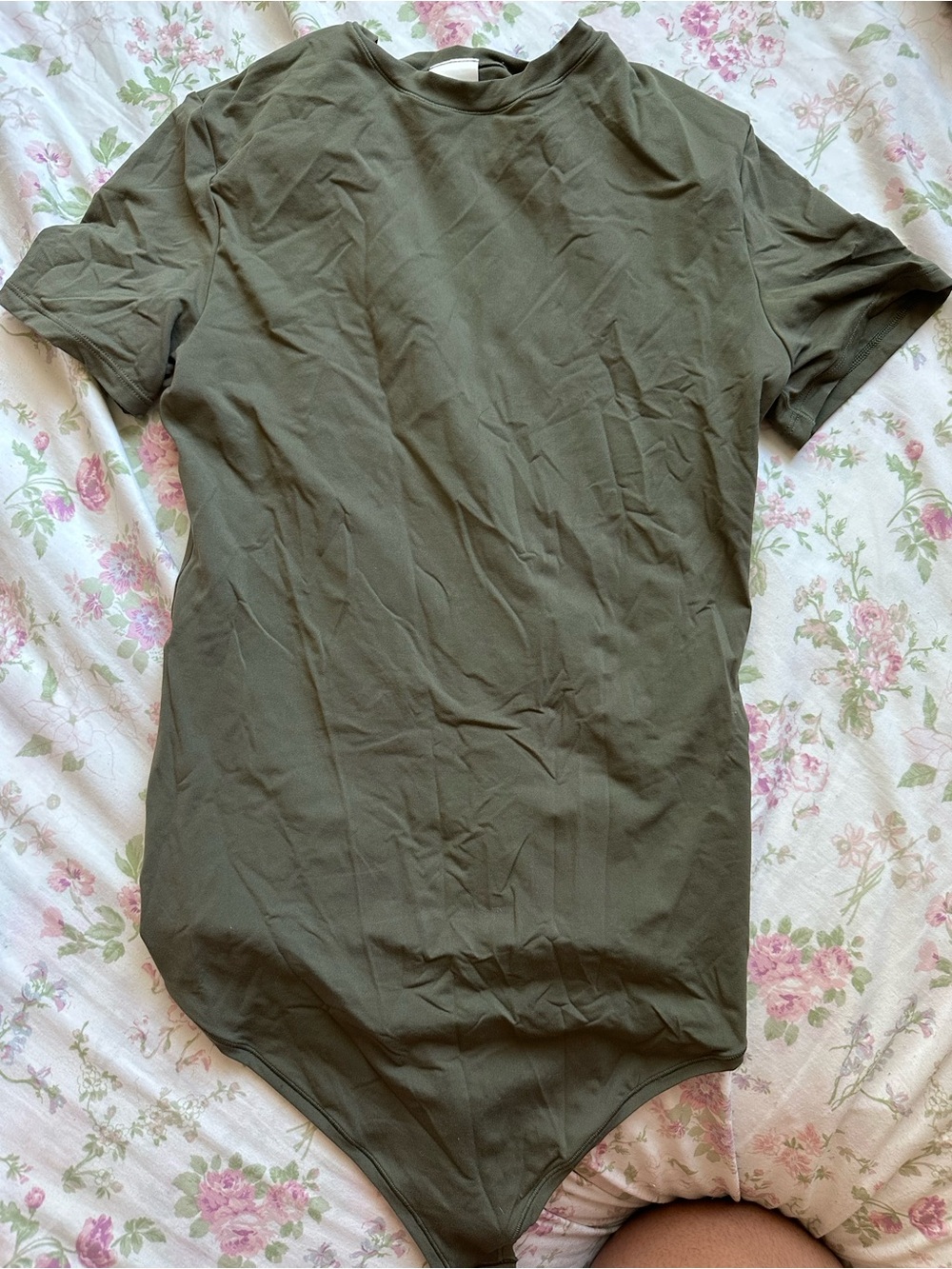 vs pink green bodysuit